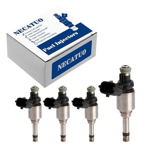 NECATUO Set of 4 Fuel Injectors Compatible with Ford Edge Escape Explorer Focus Fusion Taurus Land Rover Discovery Sport LR2 Range Rover Evoque Replaces FJ1140 BB5Z9F593B LR082008 - Image 1