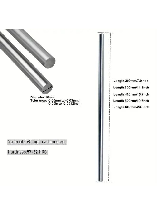 Dual Row Linear Bearing 2 Pcs Chrome Plated Steel Guide Rail High Load Capacity - Image 4