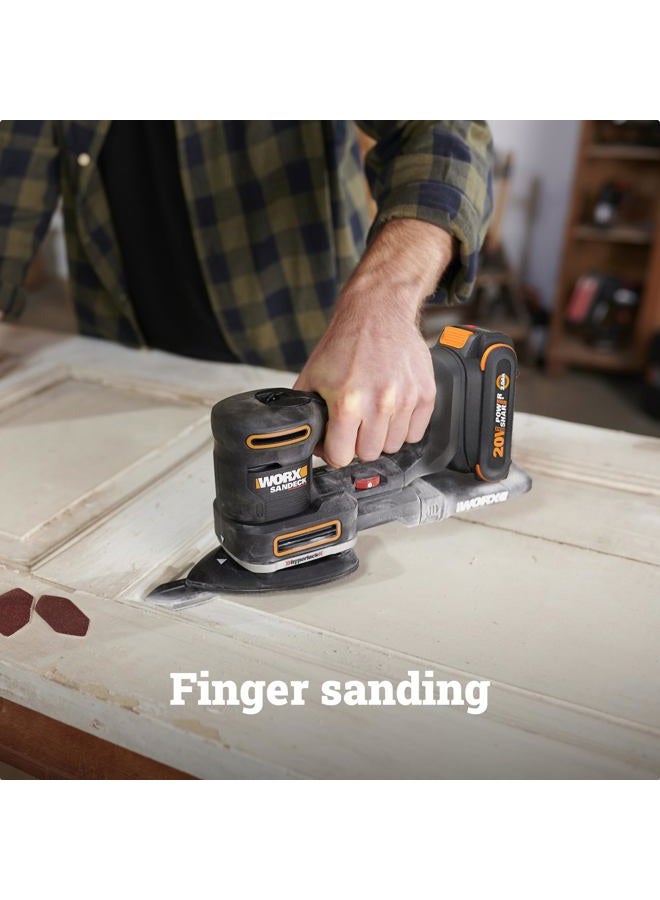 WORX WX820L.9 20V Mult-Sander, Bare Tool Only - Image 5