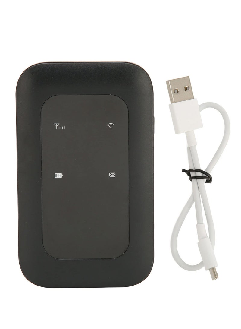 SYOSI Mobile Hotspot, Portable Wireless WiFi Hotspot, H806 4G Mobile Router with SIM Card Slot, High Speed Pocket WiFi Router Connects up to 10 Devices, for Outdoor Car Travel  - Image 2