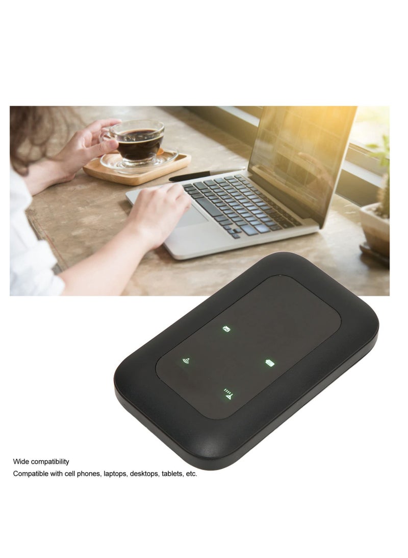 SYOSI Mobile Hotspot, Portable Wireless WiFi Hotspot, H806 4G Mobile Router with SIM Card Slot, High Speed Pocket WiFi Router Connects up to 10 Devices, for Outdoor Car Travel  - Image 5