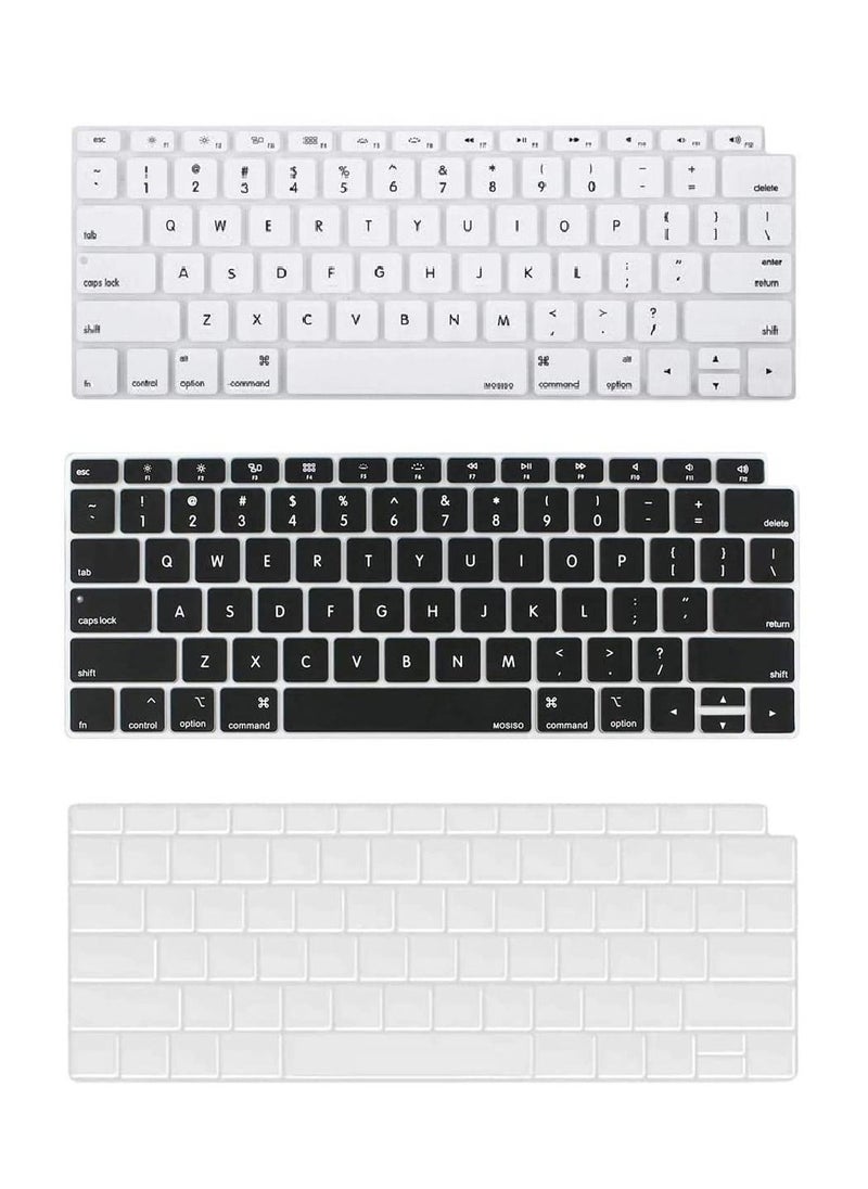 CATANES 3-Piece Keyboard Cover Skin For MacBook Air 13 inch A1932 2018-2019 Release with Retina Display  - Image 1