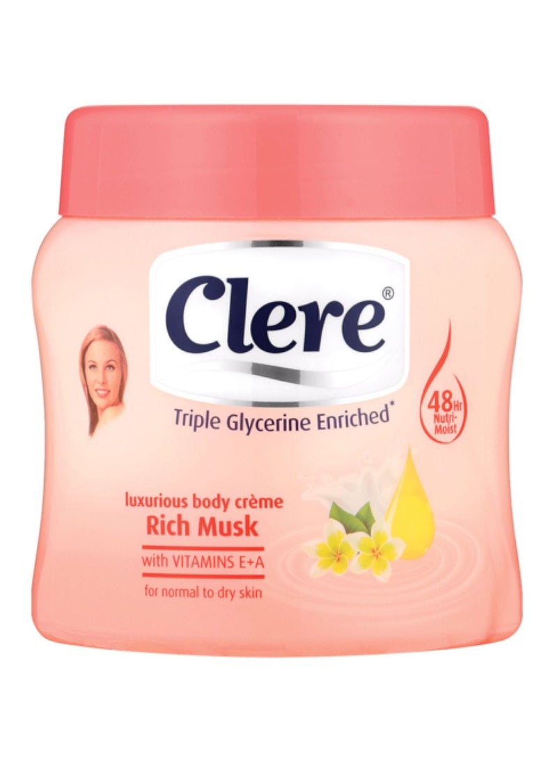 CLERE Nourishing Body Creme Rich Musk - Image 1
