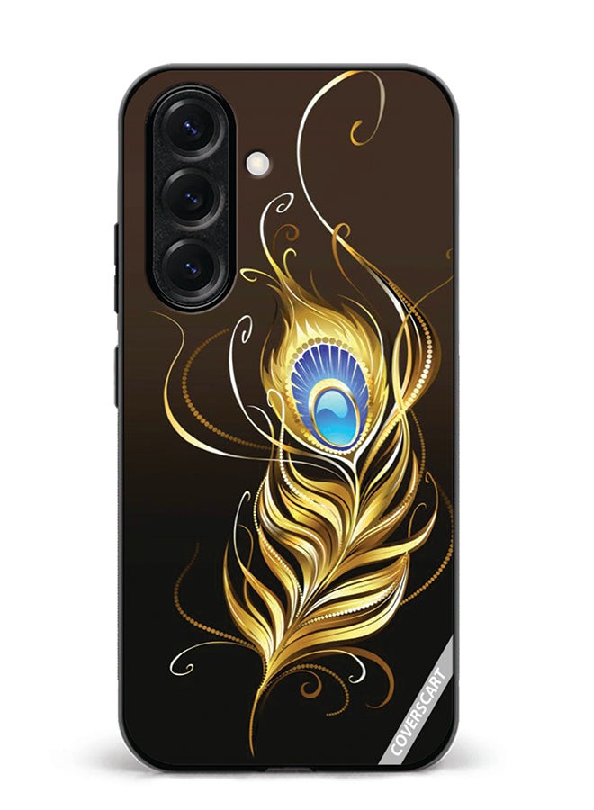 VR CREATIVE Protective Case Cover For Samsung Galaxy S25 Plus Feather Design Multicolour