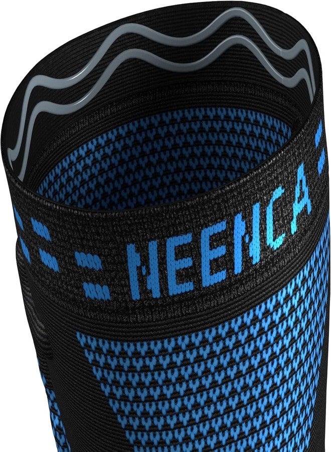 NEENCA Professional Knee Brace, Compression Knee Sleeve with Patella Gel Pad & Side Stabilizers, Medical Knee Pad for Running, Workout, Arthritis, Joint Recovery - Single (Blue, L) - Image 4