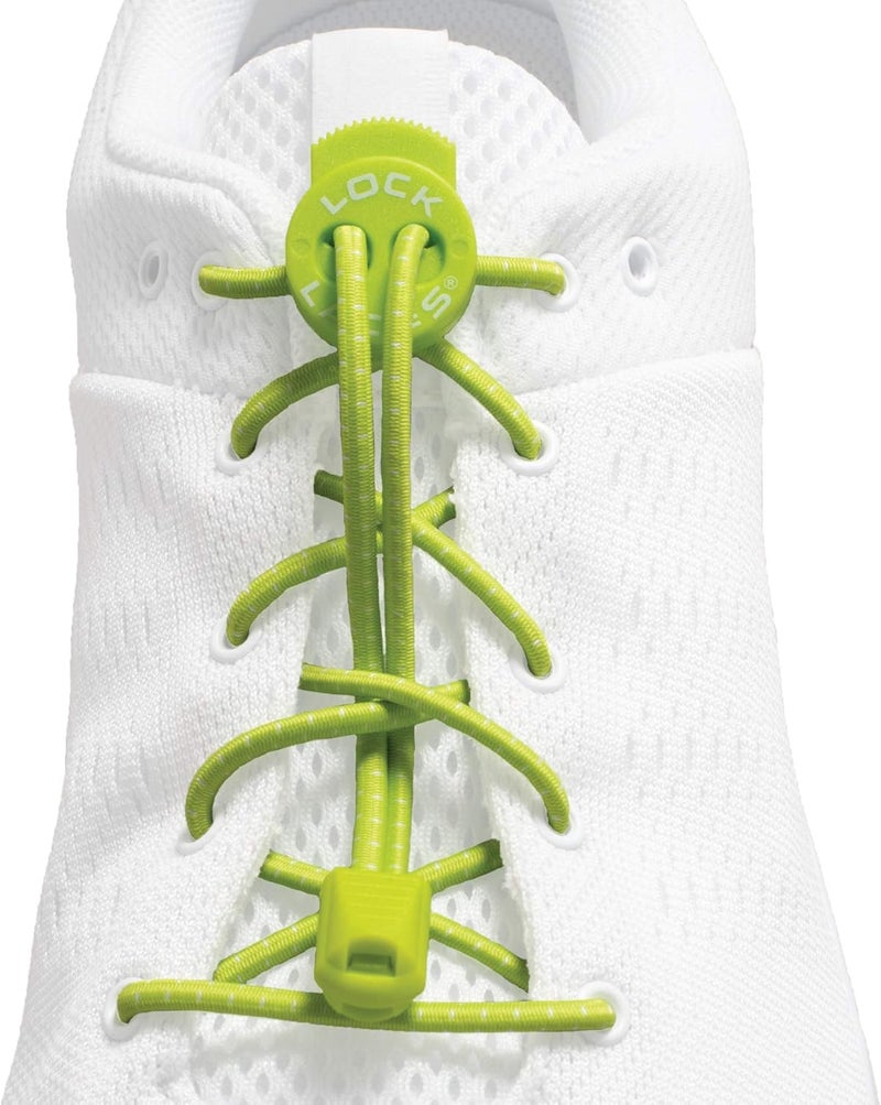 LOCK LACES Elastic No Tie Shoe Laces (Multipacks) One Size Fits All, for Kids and Adults, Elastic No Tie Shoe Laces - Image 3