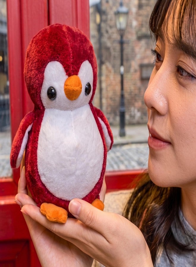 Tickles Red Pingu Penguin Plush Animal Soft Toy for Kids (Size: 20 cm) - Image 1