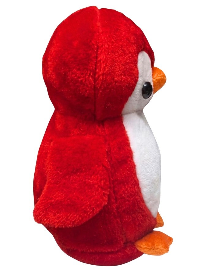 Tickles Red Pingu Penguin Plush Animal Soft Toy for Kids (Size: 20 cm) - Image 5