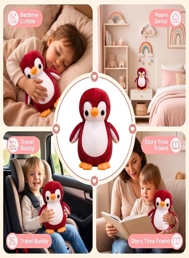 Tickles Red Pingu Penguin Plush Animal Soft Toy for Kids (Size: 20 cm) - Image 3