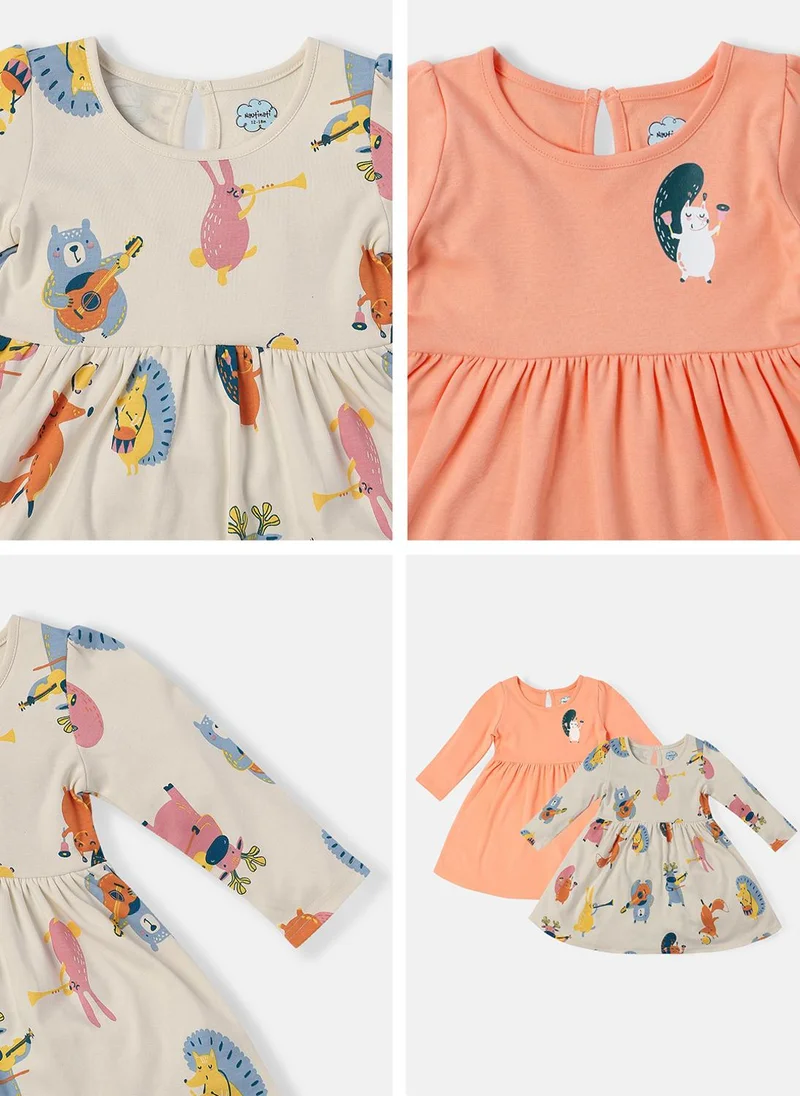 Nautinati Printed Jersey Dress