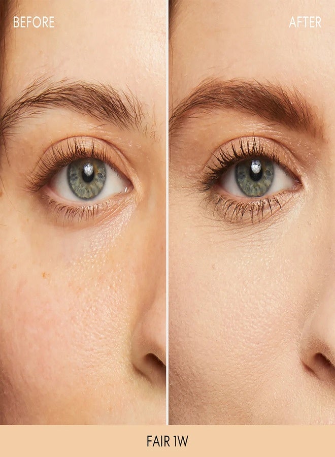 خافي عيوب المعادن السائل الأصلي من bareMinerals - درجة 1W فاتحة | خافي عيوب سائل معدني مرطب ومفتح للبشرة بتغطية قابلة للبناء ولمسة نهائية طبيعية مشرقة - 6 مل - Image 2