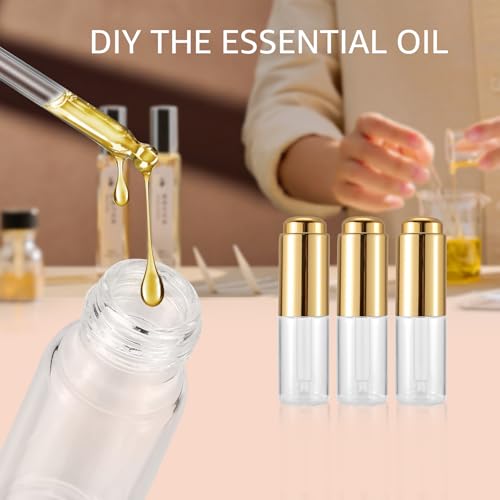 JIUWU 32 Pack 20ml (2/3 oz) Small Glass Vials with Screw Caps, Clear Empty Sample Bottles with Lids, Lab Test Tubes for Essential Oil, Liquid, Storage, Travel, Craft, Specimen, Spice, Gift - Image 4