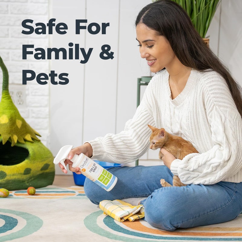 Oxyfresh Strong Carpet Stain Remover & Cleaner Spray - Advanced Pet Urine Odor Eliminator for Entire Home - Fast Acting Dog & Cat Urine Neutralizer - Image 5
