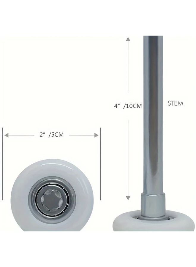 4 Inch Long Garage Door Roller 10pcs 2 Inch Track 11 Ball Bearing High Strength - Image 4