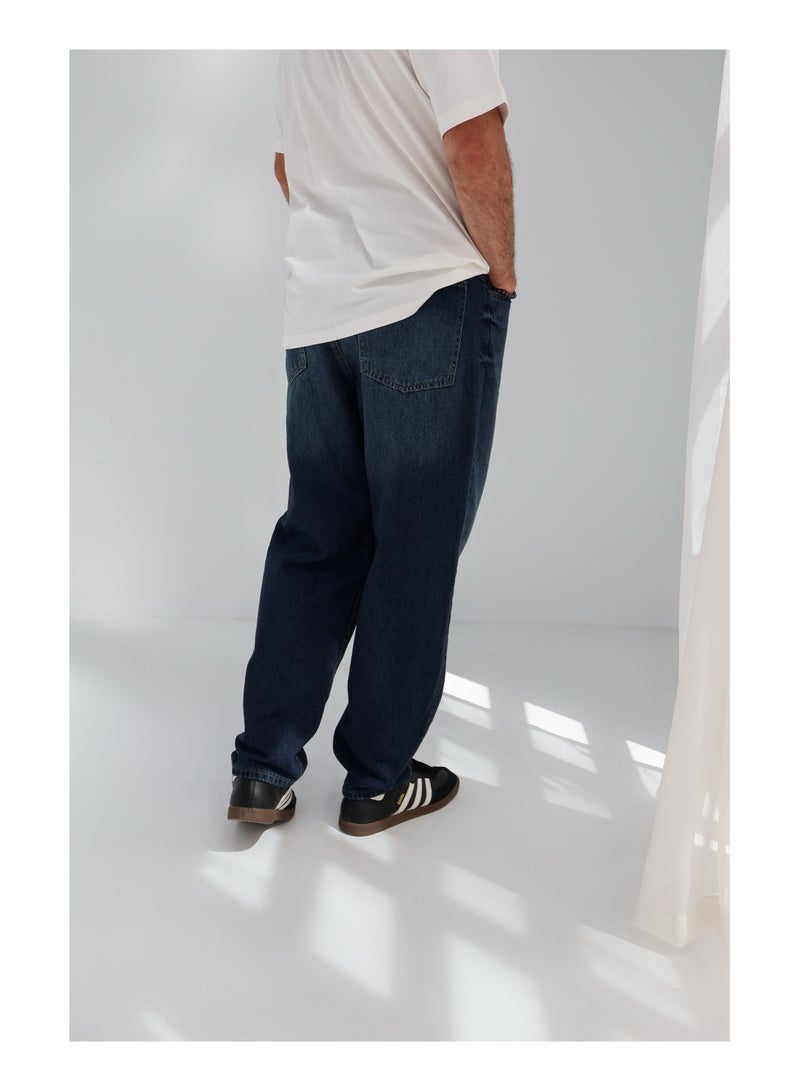 Pavo Navy Blue Straight leg Men jeans - Image 1