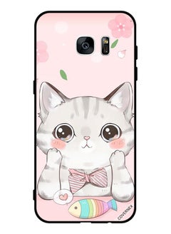Protective Case Cover For Samsung Galaxy S7 edge Cat Fish
