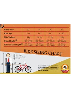RALLY BICYCLE RALLY BICYCLE, Kids bike, 16-JK-2323, for 4-7 Years old with training wheels, Bell, Chain cover  - Image 5