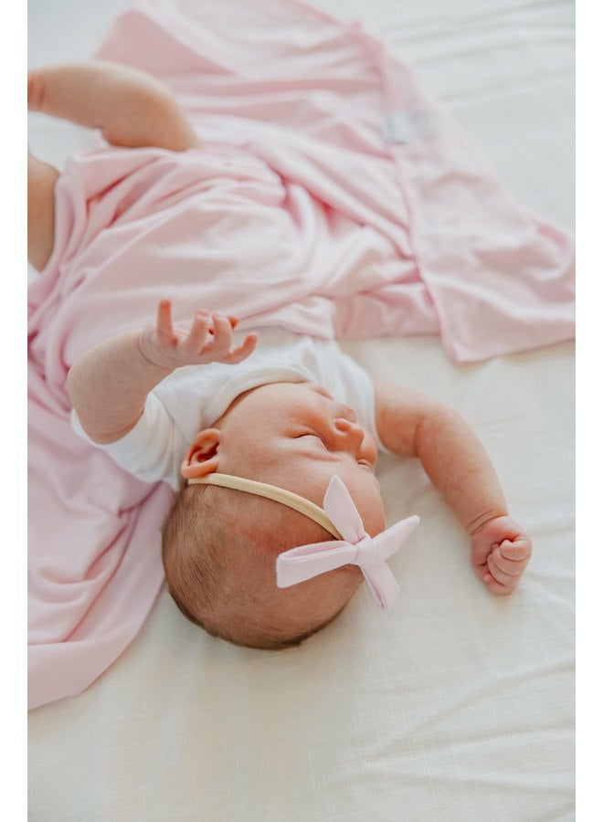 Copper Pearl Copper Pearl Baby Bows: Stylish Headbands for Baby Girls, Premium Soft and Stretchy Baby Headbands, Perfect for Newborns, Trendy Designs - Blossom - Image 5