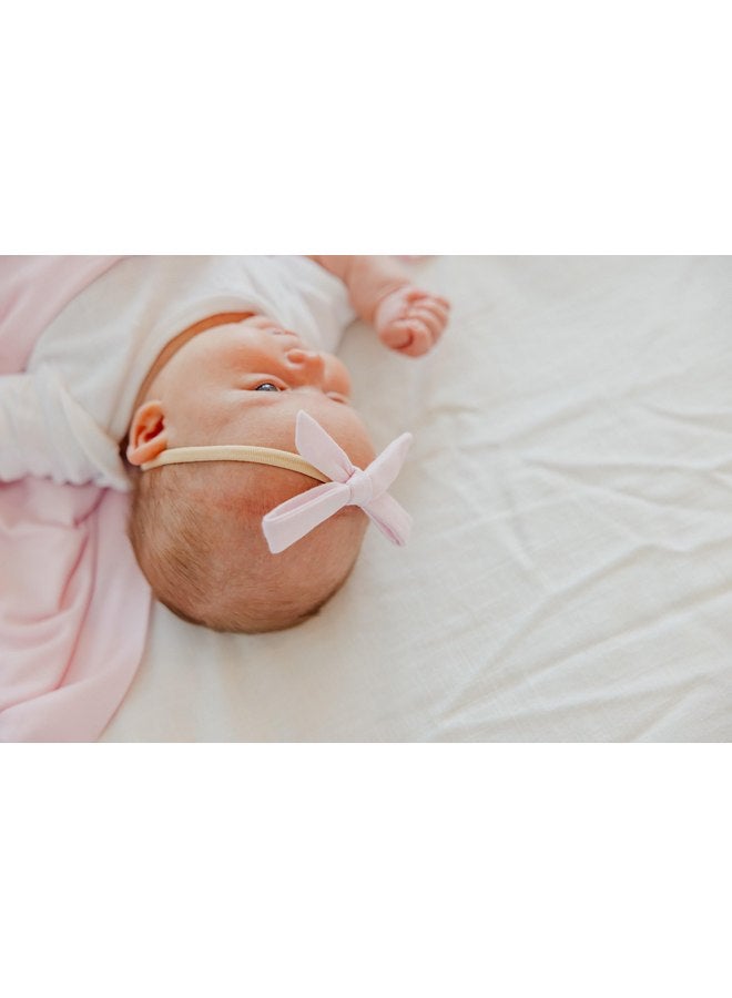 Copper Pearl Copper Pearl Baby Bows: Stylish Headbands for Baby Girls, Premium Soft and Stretchy Baby Headbands, Perfect for Newborns, Trendy Designs - Blossom - Image 4