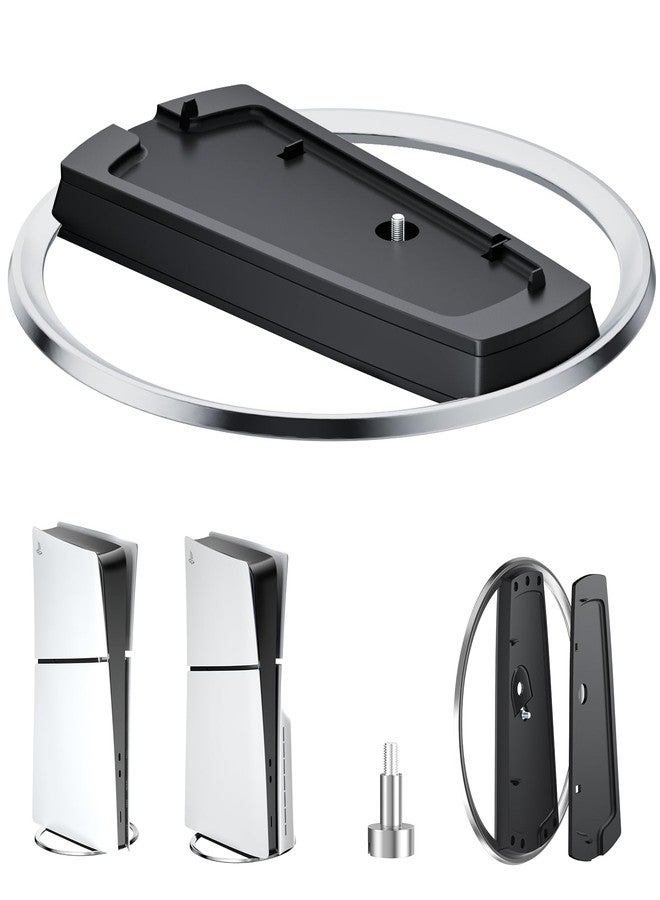 DUXICEPIN Vertical Stand for PS5/PS5 Slim Console Disc and Digital with Screw, Non-Slip Base, Minimalist Design, Easy to Install, Nice Look, Playstation 5 Base Accessories - Image 1