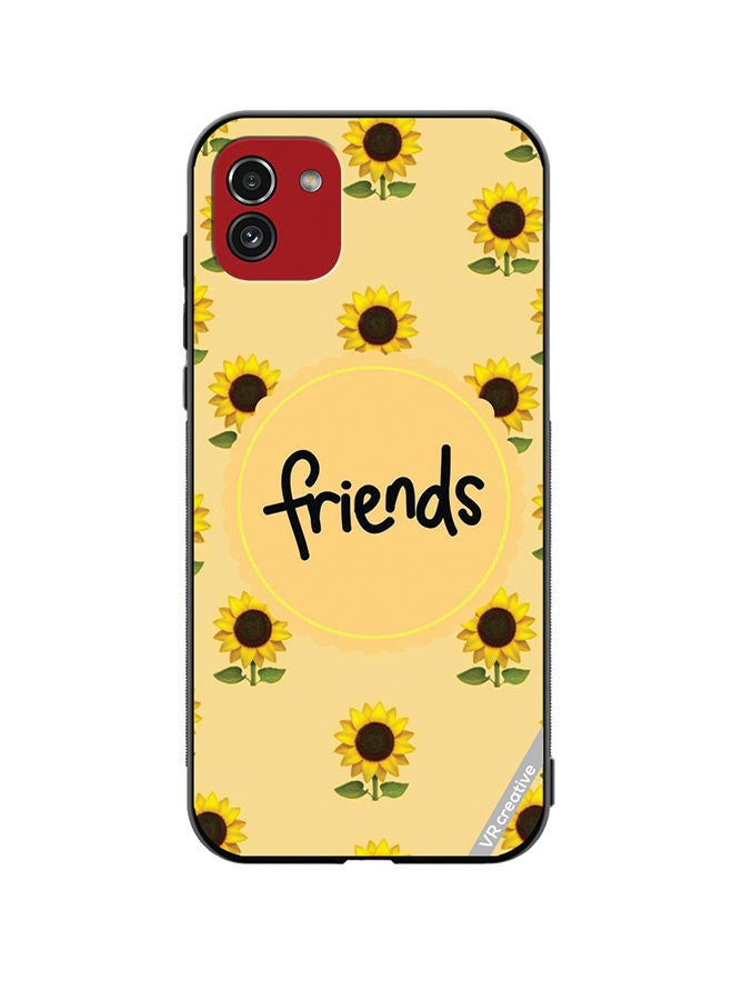 VR CREATIVE Protective Case Cover For Samsung Galaxy A03 Friends Design Multicolour - Image 1