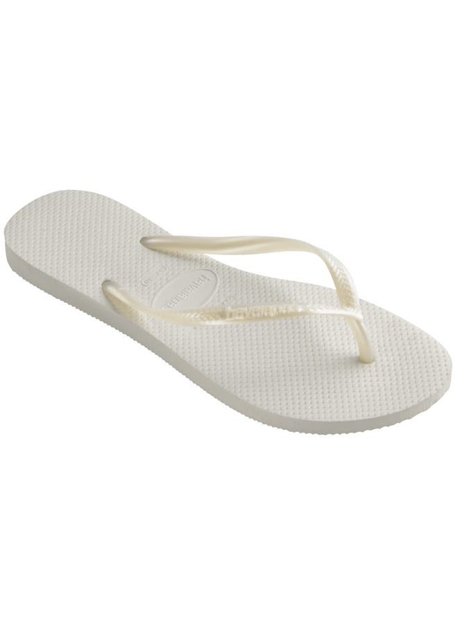 Havaianas Womens Slim Flip Flop Thong Slipper, Color White, Size 42/43 EU - Image 4