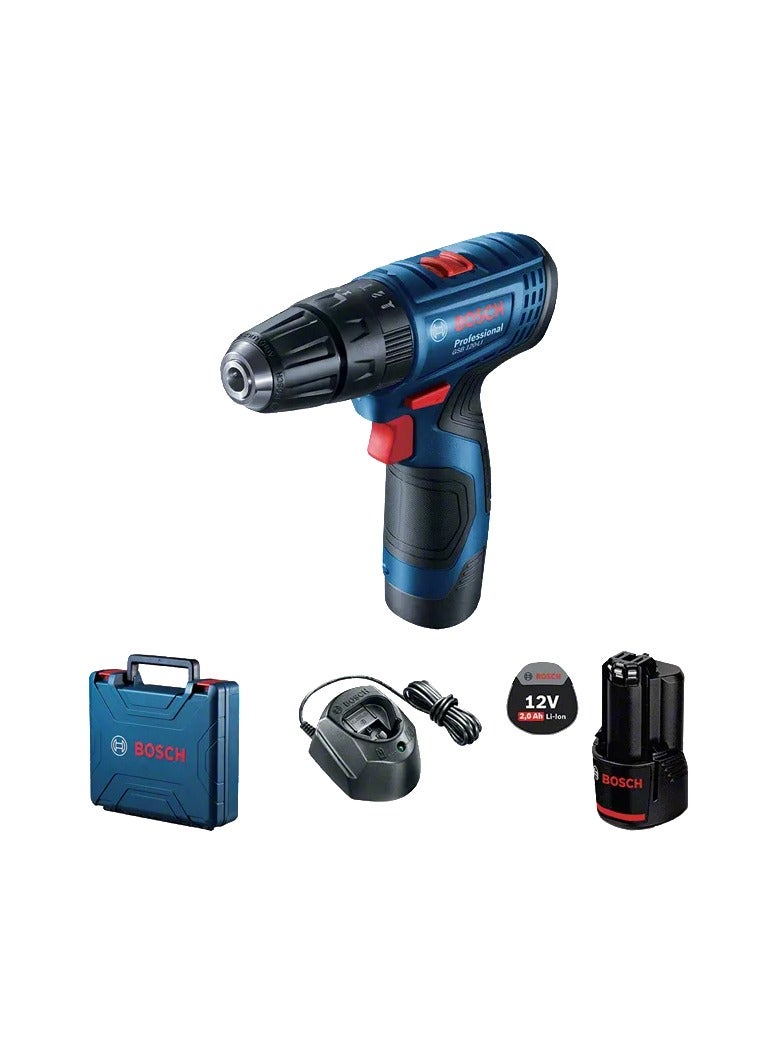 بوش شنيور دقاق لاسلكي ببطاريتين ليثيوم أيون 12 فولت 1.5 أمبير - بوش GSB 120-LI - اتجاهين (يمين/شمال) - Image 1