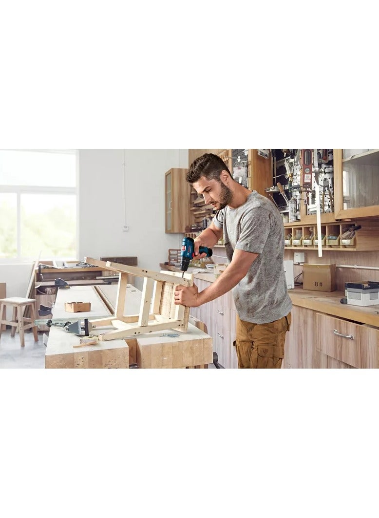 بوش شنيور دقاق لاسلكي ببطاريتين ليثيوم أيون 12 فولت 1.5 أمبير - بوش GSB 120-LI - اتجاهين (يمين/شمال) - Image 4