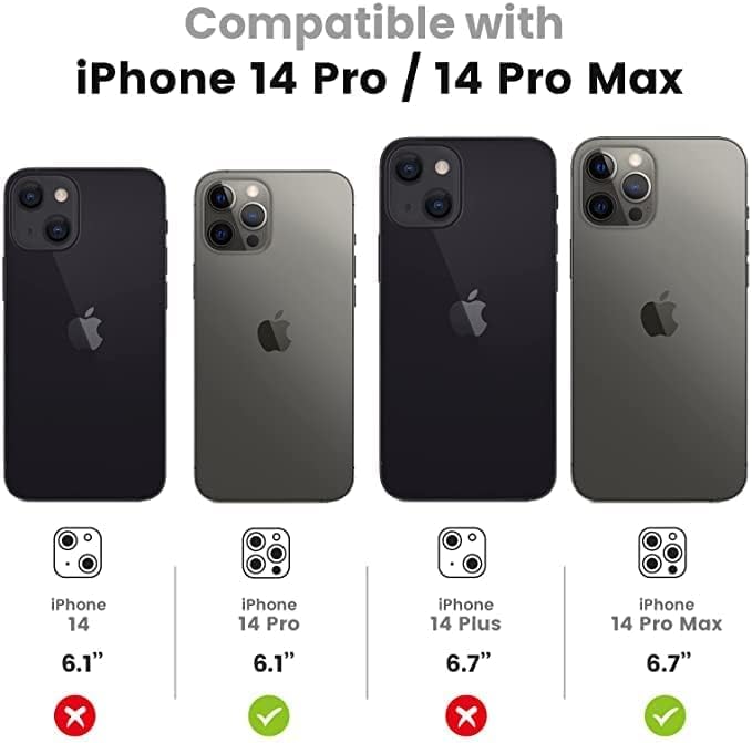 OpenTech ® Premium Camera Lens Protector Tempered Glass Compatible For iPhone 14 Pro/iPhone 14 Pro Max With Edge To Edge Coverage (Full Transparent) (Pack of Two) - Image 2