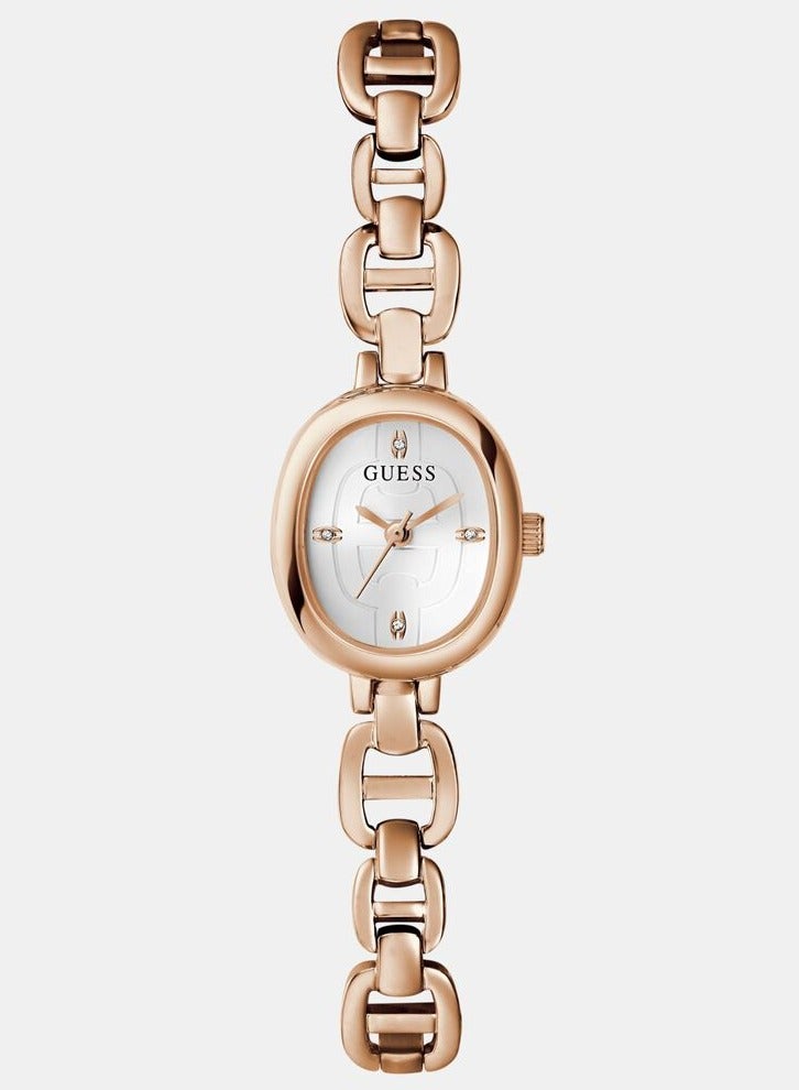 GUESS Ladies Rose Gold Tone Analog Watch - Image 1
