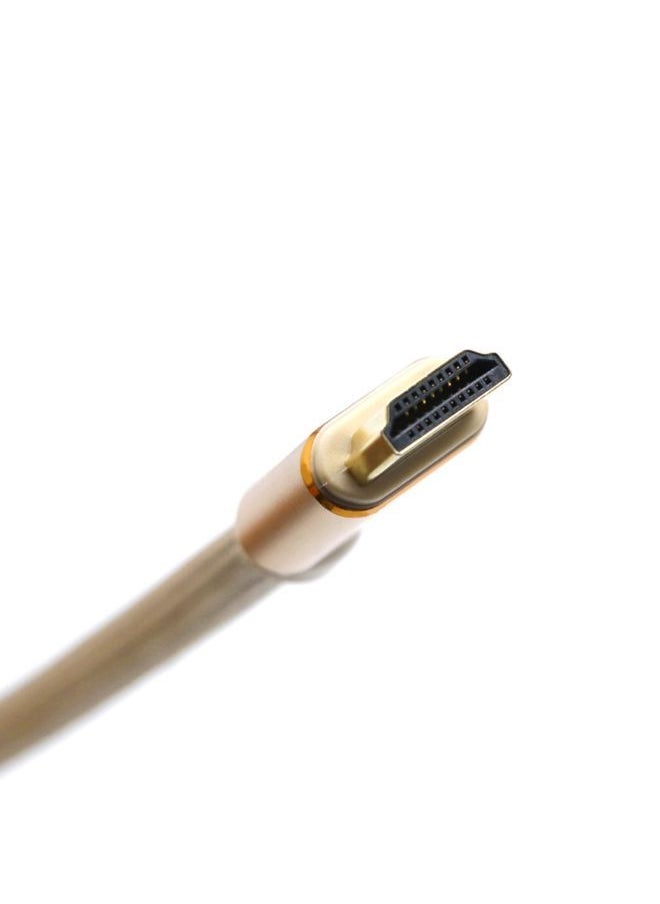 NIBEMINENT HD Multimedia Interface Cable Gold  - Image 3