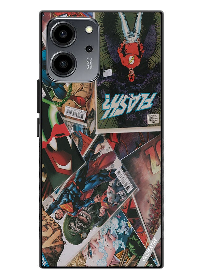 VR CREATIVE Protective Case Cover For Honor 80 SE Marvel Comic Design Multicolour - Image 1