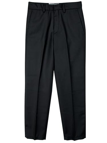 Spring Notion Boys' Dress Pants and Shirt 12 Black/White - Image 3
