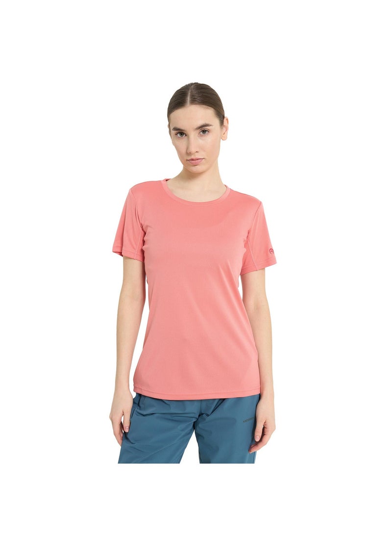 Outventure Women’s Outdoor Salmon T-Shirt – Fitted Cut, Durable Fabric, Lightweight & Breathable, High Wear Resistance for Active Adventures - Image 3