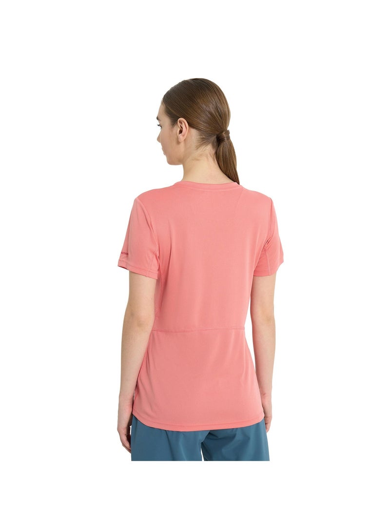 Outventure Women’s Outdoor Salmon T-Shirt – Fitted Cut, Durable Fabric, Lightweight & Breathable, High Wear Resistance for Active Adventures - Image 4