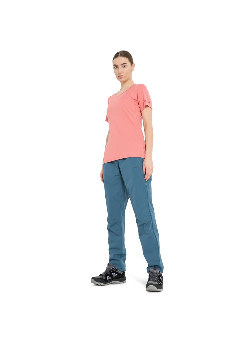 Outventure Women’s Outdoor Salmon T-Shirt – Fitted Cut, Durable Fabric, Lightweight & Breathable, High Wear Resistance for Active Adventures - Image 5