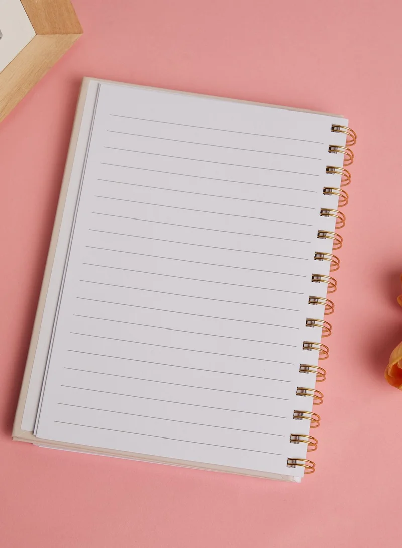 Back to school kit A5 Spiral Hardcover Notebook - Butterflies