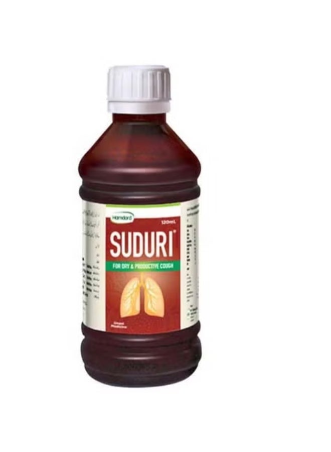 همدرد شراب سودوري للسعال ١٢٠ مل - علاج عشبي مزدوج المفعول للسعال والاحتقان - Image 2