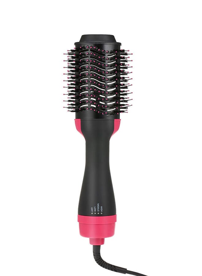 PROMASS Hair Dryer And Volumizer Roller Comb Pink/Black-231342344453 - Image 1