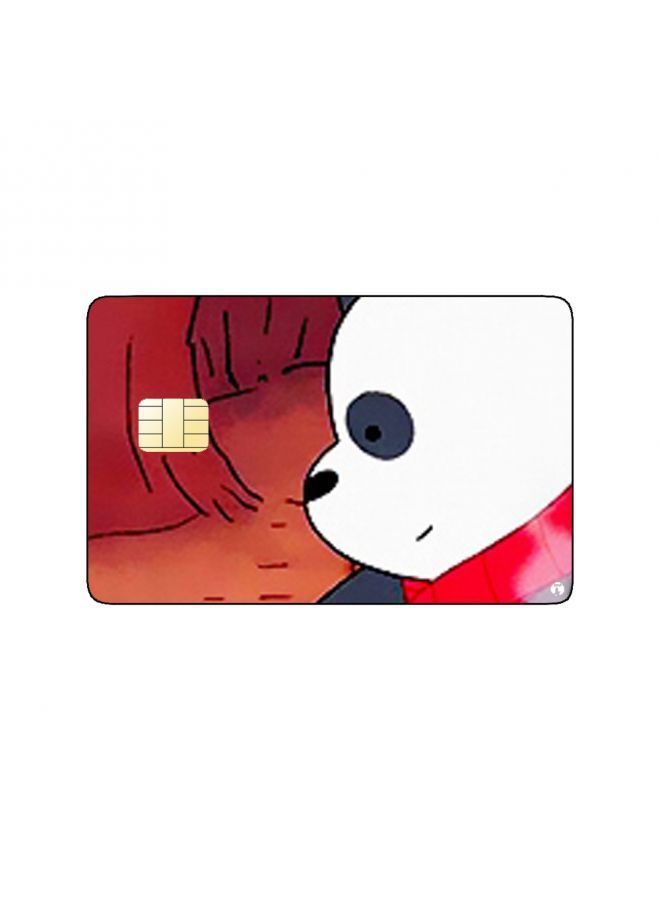 RKN PRINTED BANK CARD STICKER Animation Panda From We Bare Bears By Cartoon Network - Image 2