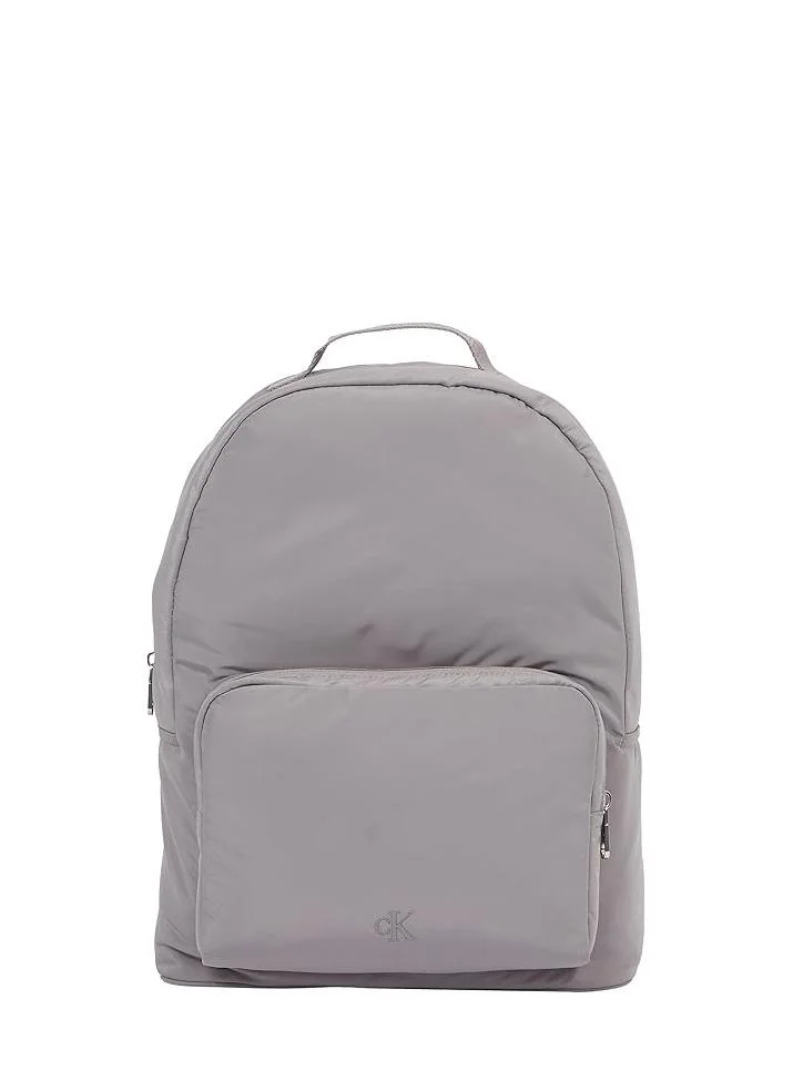 CALVIN KLEIN Calvin Klein Men's Over Webbing Center Zip Backpack Color Titanium