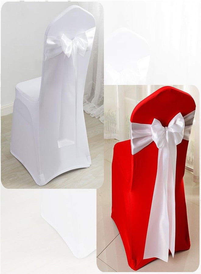 CenterZ 6 inch x 24 Yards Long White Satin Ribbon, Wide Solid Fabric Ribbons Roll for Wedding Birthday Party Baby Shower Decoration, Gift Wrapping, Craft Hair Bow Making, Chair Sash, Indoor, Outdoor - Image 2