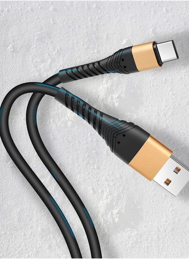 Icseio USB Type C Cable 1ft,Extra Long 2Pack 1Foot USB C Cable USB A 2.0 to USB-C Fast Charger  - Image 2