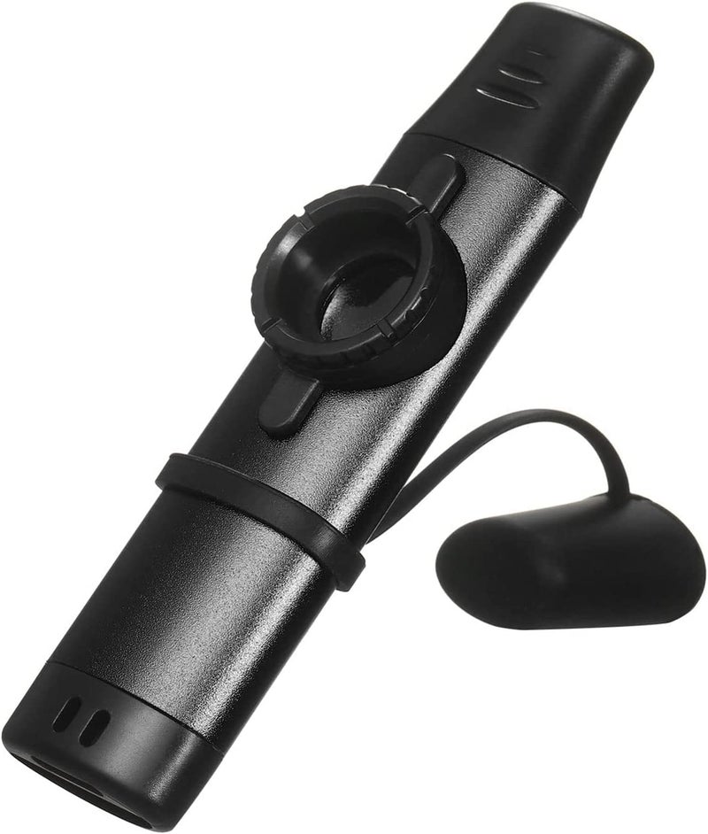 AmiciSound Kazoo Aluminium Wind Instrument Metal Harmonica for Music Lovers with 5 Replaceable Membrane - Image 1