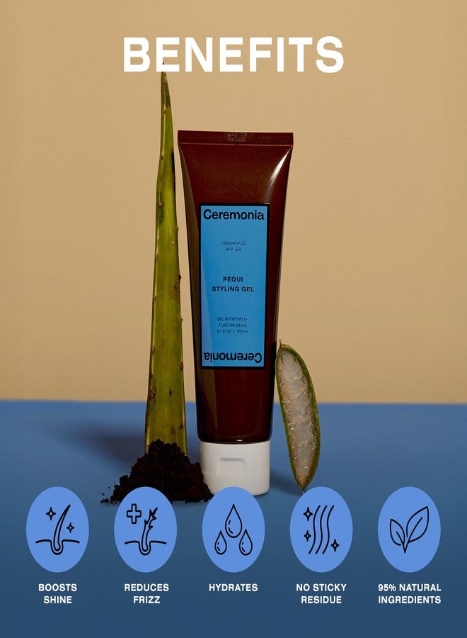 Ceremonia جل تصفيف سيريمونيا بيكي جل شعر نظيف زيت بيكي 6.7 أونصة سائلة 200 مل - Image 3