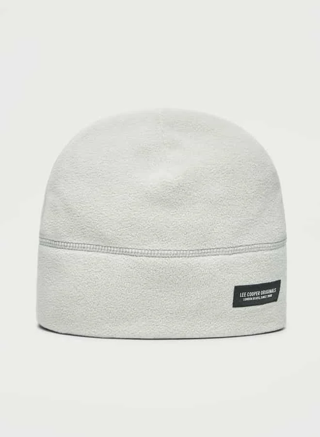 Lee Cooper Set of 2 - Lee Cooper Textured Logo Applique Beanie Cap