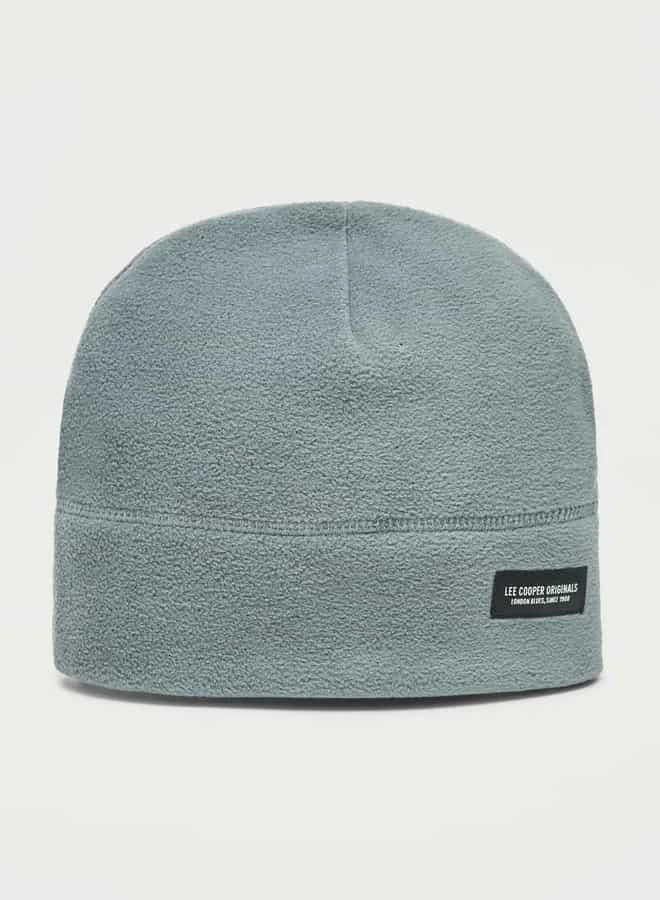 Lee Cooper Set of 2 - Lee Cooper Textured Logo Applique Beanie Cap
