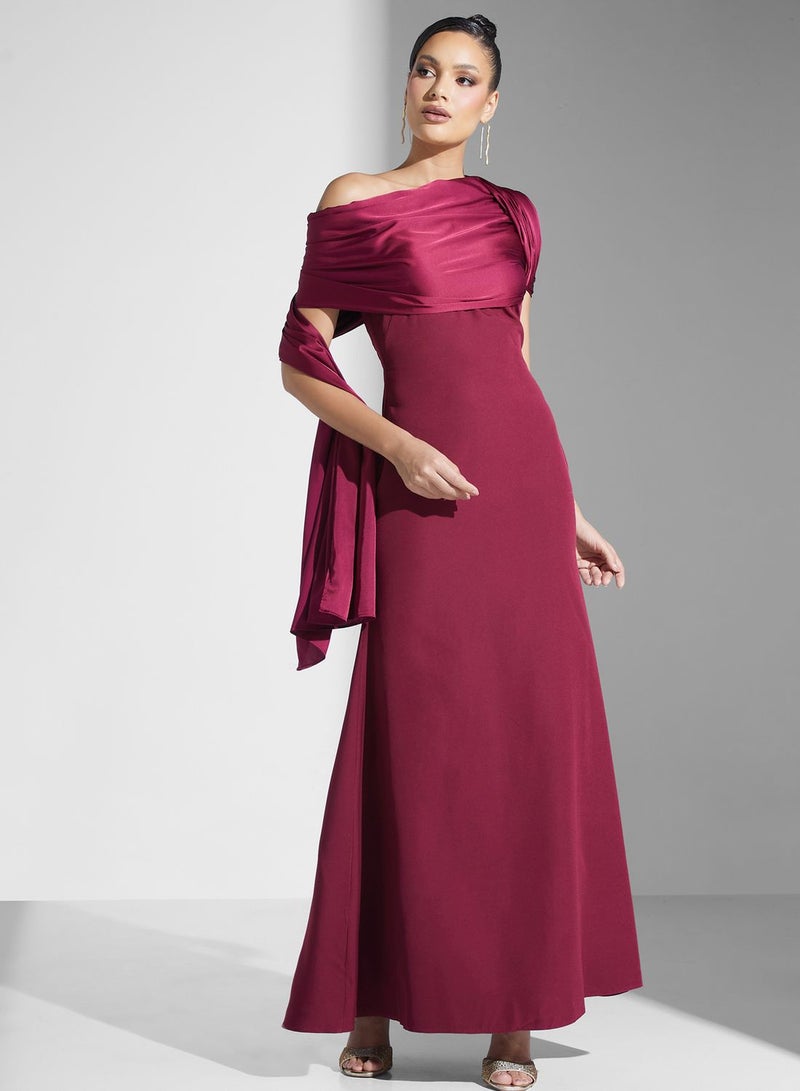 Namshi x Asymmetric Formal Dress - Image 5