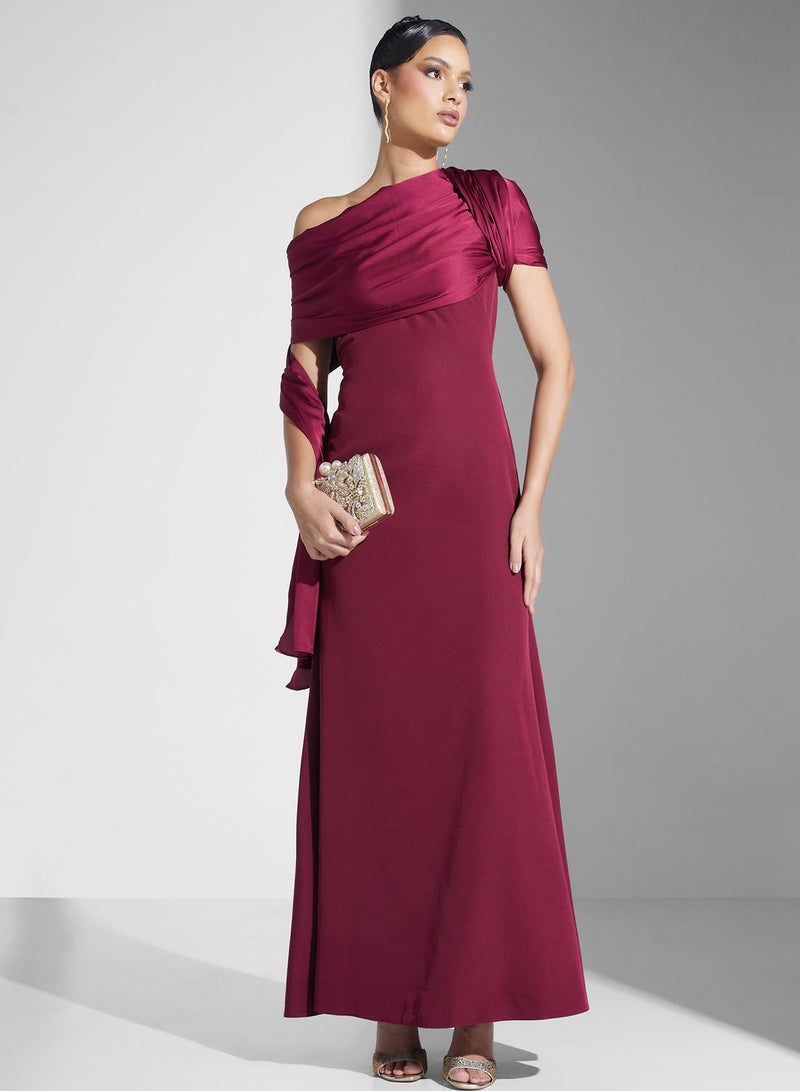 Namshi x Asymmetric Formal Dress - Image 1