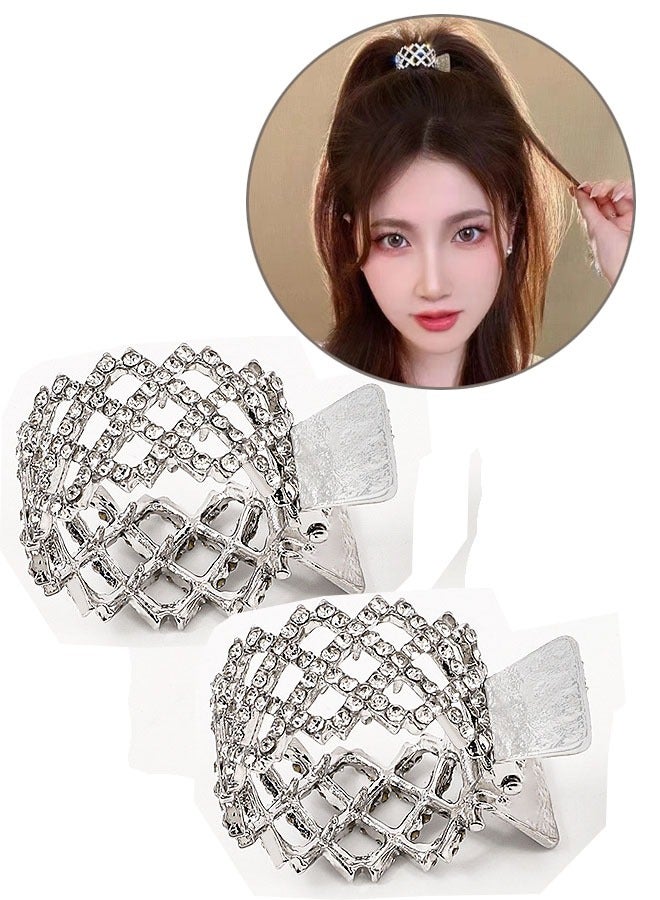 2 Pieces of Durable Alloy Hair Clip Accessories for Women Can Easily Tie Up Your High Ponytail - Image 1